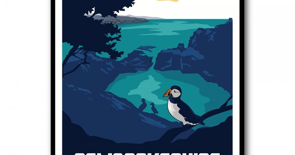 Pembrokeshire Travel Print Wall Art